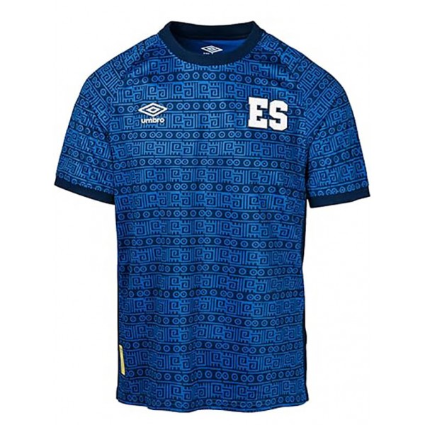 El Salvador maglia pre-partita da allenamento blu scuro uniforme da calcio da uomo maglia sportiva 2023-2024